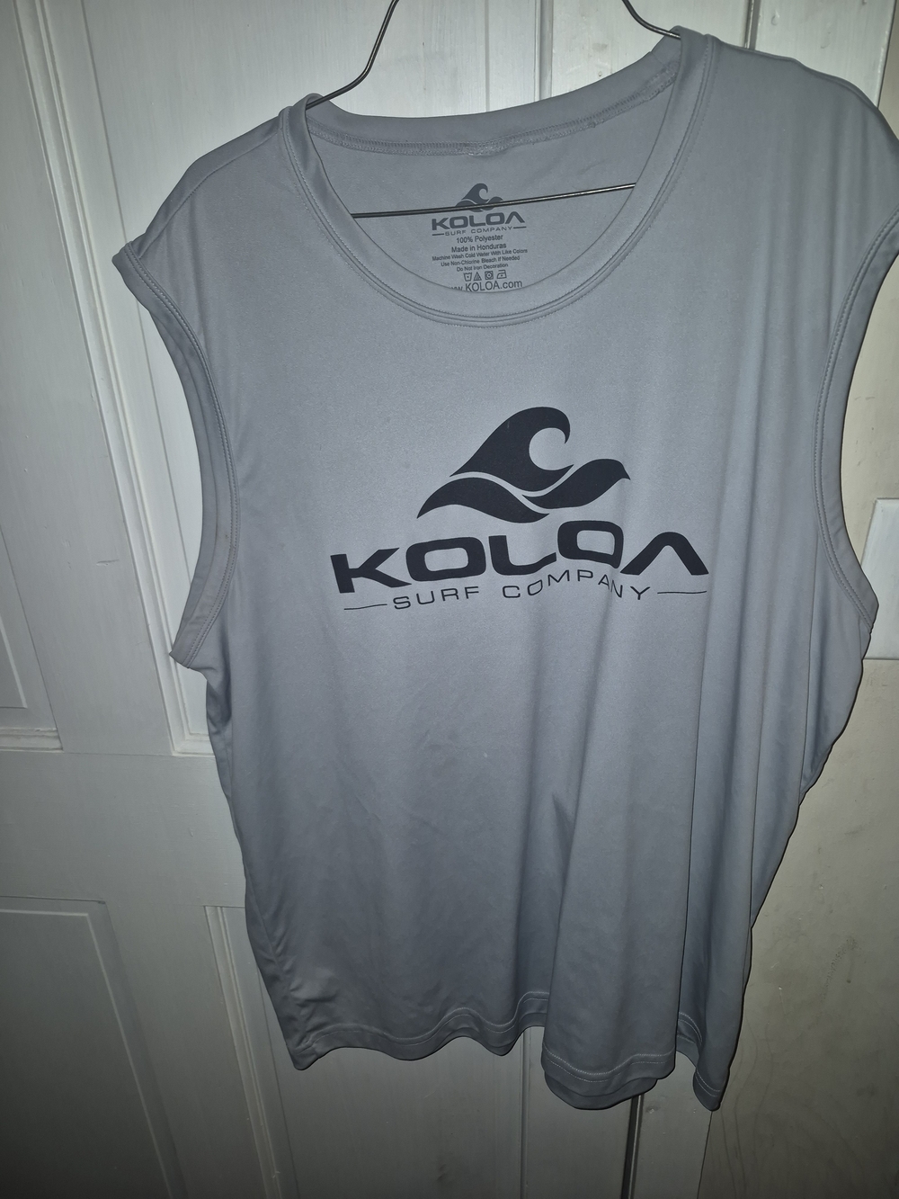 Men’s Light Gray Surf Logo Tank Top